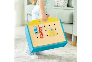 Дървена работна маса с инструменти, Hape, 51 части - 4