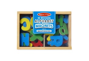 Дървени букви-магнити в кутия Melissa and Doug - 2