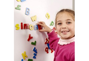Дървени букви-магнити в кутия Melissa and Doug - 5