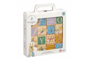 Дървени Кубчета 16Бр. Peter Rabbit