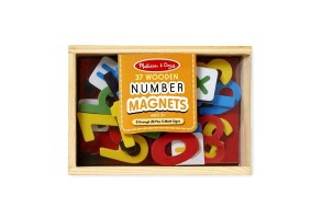 Дървени цифри-магнити в кутия Melissa and Doug - 2