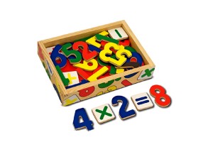 Дървени цифри-магнити в кутия Melissa and Doug - 3