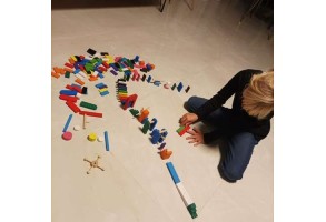 Дървено домино - 360 части - Kruzzel - 2