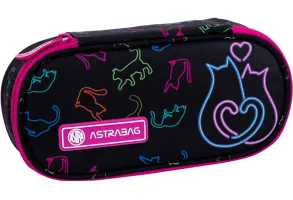 Единичен несесер, Astra, Котешка любов, Без аксесоари, 22 х 9 х 5 см - 2