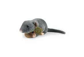 Еко плюшена играчка Сиво мишле, 20 см.