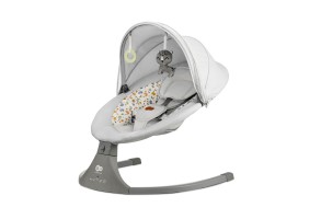 Електрическа люлка/шезлонг KinderKraft LUMI 2, Светло сива