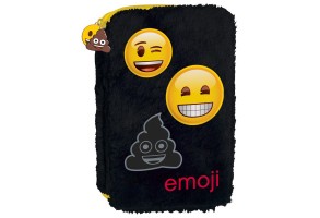 EMOJI плюшен несесер с 2 ципа