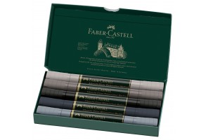 Faber-Castell Акварелен маркер Albrecht Dürer, 5 цвята, сиви
