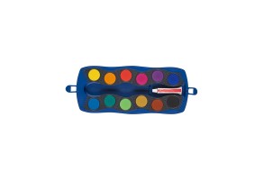 Faber-Castell Акварелни бои Connector, 12 цвята, синя палитра - 3