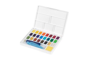 Faber-Castell Акварелни бои, в кутия - палитра, 24 цвята