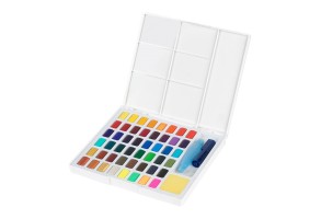 Faber-Castell Акварелни бои, в кутия - палитра, 48 цвята