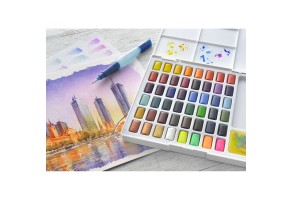 Faber-Castell Акварелни бои, в кутия - палитра, 48 цвята - 4