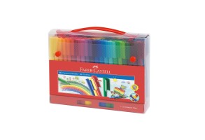 Faber-Castell Флумастери Connector, 60 цвята