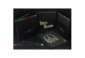 Faber-Castell Цветни моливи Black Edition, 100 цвята - 5