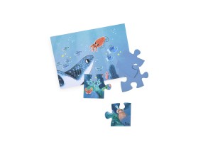 Фосфорециращ пъзел 24 части under the sea - 3