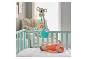 Музикална въртележка за кошара, легло или количка Fisher Price Soothe & Play, - 4