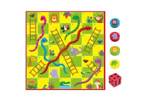 Гигантски пъзел-игра, Змии и стълби