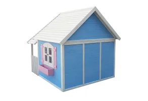 Голяма Дървена Детска Къща с Веранда GINGER HOME, 194x229x210 см, за Игри и Забавления на Открито - 4