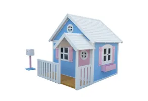 Голяма Дървена Детска Къща с Веранда GINGER HOME, 194x229x210 см, за Игри и Забавления на Открито - 5