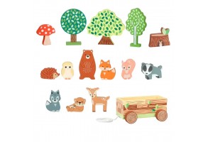 Госрки животни с количка - Woodland (FSC®) - 3