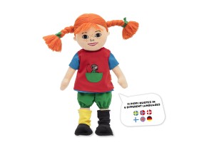 Говореща мека кукла Пипи, 40 см.