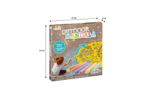 Grafix Мандала, външна, 57 cm, с 6 тебешира - 8