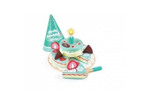 Hape Честит Рожден Ден - Дървена интерактивна торта - 2