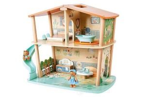 Hape Къща на тигри в джунглата - Дървен комплект, 34 части - 3