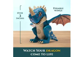 HOW TO TRAIN YOUR DRAGON Интерактивен мини дракон с 25 звука - 5