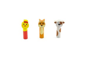 Игра с чукче, Подскачащи животни - петле, лисица, куче - 4