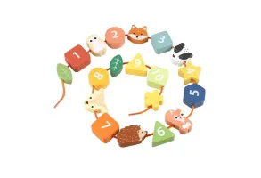 Игра за нанизване - Горски животни - 2