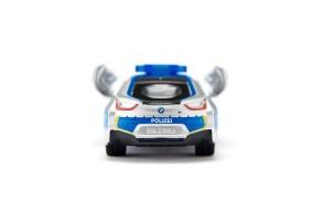 Играчка BMW i8 полицейски автомобил с отварящи се нагоре врати - 2