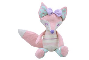 Играчка от лен серия Wilberry Linen - Модел: Розова лисица - 3