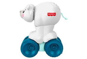Играчка за бутане Fisher Price, бяла мечка - 3