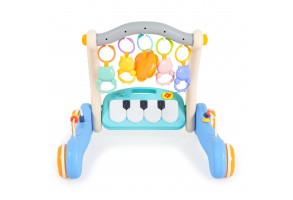 Играчка за прохождане 2в1 Piano blue HE0637 - 2