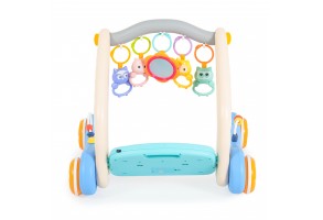 Играчка за прохождане 2в1 Piano blue HE0637 - 3