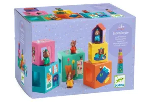 Игрален комплект Djeco - Кубчета и мечета