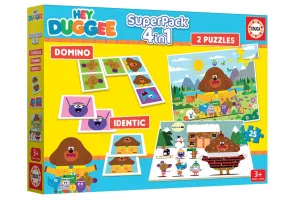 Игрален комплект, Educa, Hey Duggee, Домино, Мемори и 2 пъзела от 25 части