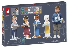 Игрален комплект Janod - Един ден в ресторанта