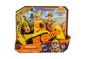 Игрален комплект Spin Master Paw Patrol Rubble & Crew Булдозерът на Ръбъл, със светлини и звуци