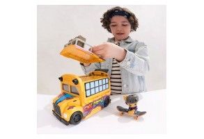 Игрален комплект Spin Master Tech Deck Ultra Sk8 bus Рампа и фингърборд с фигурка - 4
