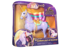 Интерактивна играчка светещ еднорог Spin Master Unicorn Academy Wildstar, със звуци и музика - 5