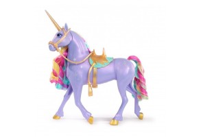 Интерактивна играчка светещ еднорог Spin Master Unicorn Academy Wildstar, със звуци и музика