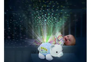 Интерактивна играчка, Vtech, Музикална нощна лампа, Мече - 2