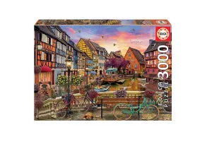 Изглед от Колмар Франция - пъзел 3000 части