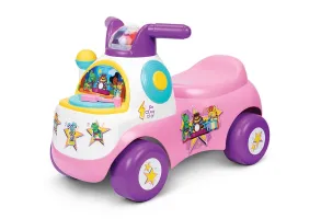 Jakks Pacific - Кола за каране и бутане Fisher Price, лилав цвят