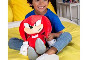 Jakks Pacific - Соник: Плюшена играчка Нъкълс, 50 см - 7