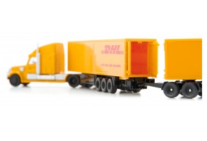 Играчка тежкотоварен камион с ремарке DHL - 5
