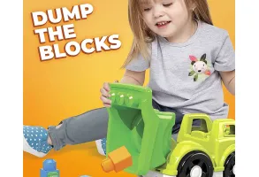 Камион за рециклиране на отпадъци Mega Bloks - 4