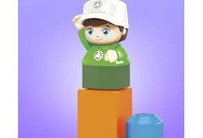 Камион за рециклиране на отпадъци Mega Bloks - 5